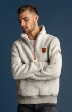 Load image into Gallery viewer, MAYBERRY SHERPA FLEECE - HEATHER GREY
