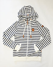 Load image into Gallery viewer, HERA - NAVY & IVORY STRIPE