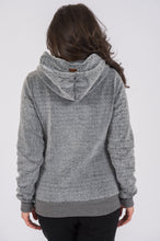 Load image into Gallery viewer, FAY SHERPA FLEECE - DARK HEATHER GREY