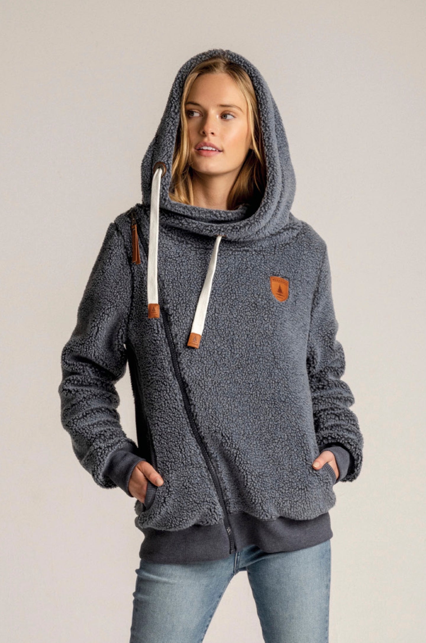 BLISS SHERPA FLEECE - DENIM