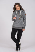 Afbeelding in Gallery-weergave laden, FAY SHERPA FLEECE - DARK HEATHER GREY
